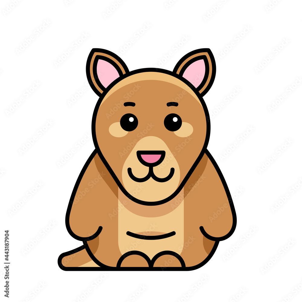 Kangaroo icon. Icon design. Template elements Kangaroo icon. Icon design. Template elements