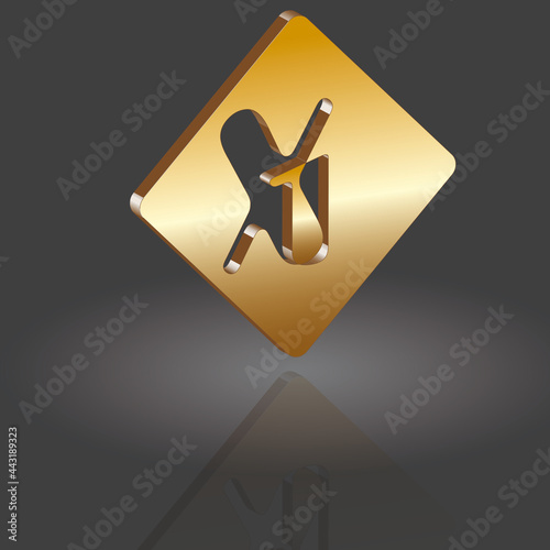 Goldquadrat x 1 Gold