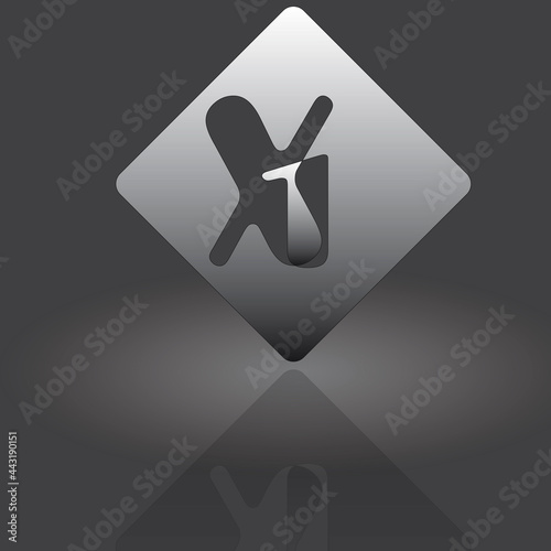 Goldquadrat x 1 Metall