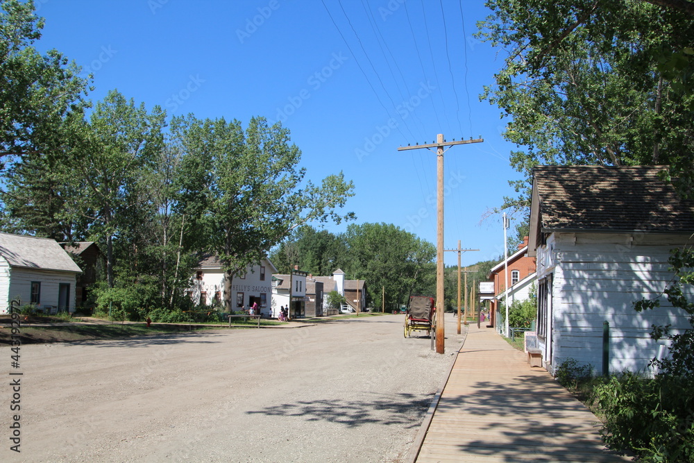 Summer Day On 1885 St, Fort Edmonton Park, Edmonton, Alberta Summer Day On 1885 St, Fort Edmonton Park, Edmonton, Alberta