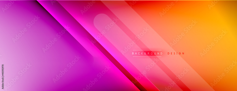 Abstract background - lines composition created with lights and shadows. Technology or business digital template. Trendy simple fluid color gradient abstract background with dynamic Abstract background - lines composition created with lights and shadows. Technology or business digital template. Trendy simple fluid color gradient abstract background with dynamic