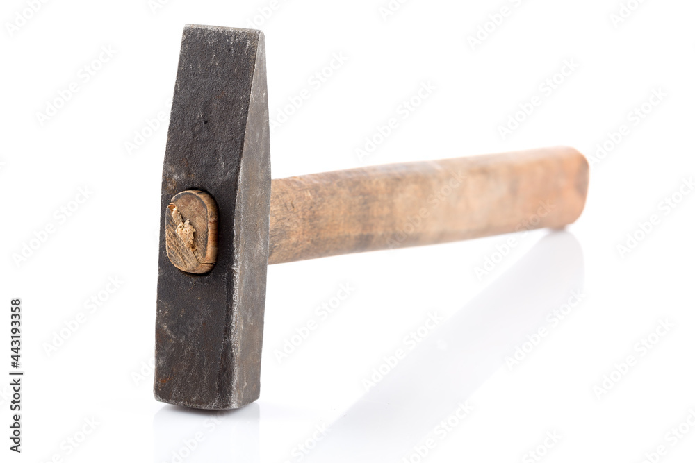 old hammer on white old hammer on white