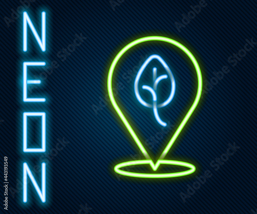 Glowing neon line Vegan food diet icon isolated on black background. Organic, bio, eco symbol. Vegan, no meat, lactose free, healthy, fresh and nonviolent food. Colorful outline concept. Vector