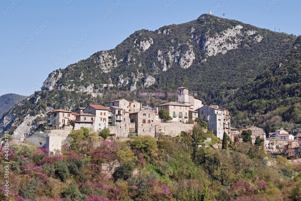 Papigno, view of the hamlet