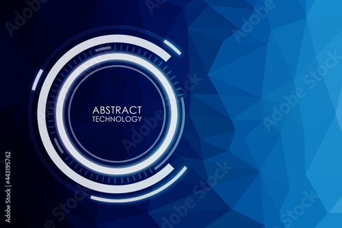 Abstract technology background Hi-tech futuristic digital innovation background illustration.