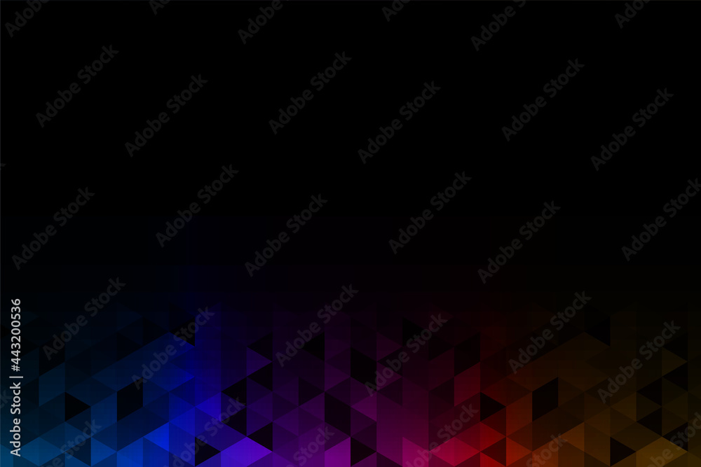 三角背景 黒 Abstract geometric shapes background dark