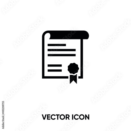 Declaration vector icon . Modern, simple flat vector illustration for website or mobile app.Declaration symbol, logo illustration. Pixel perfect vector graphics	