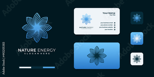 Minimalist leaf nature logo design templates	