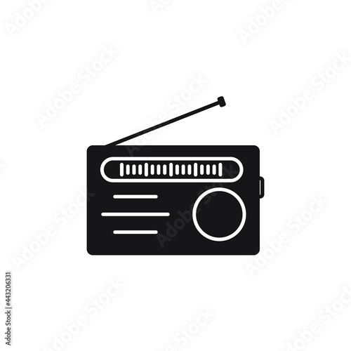 Radio icons symbol vector elements for infographic web