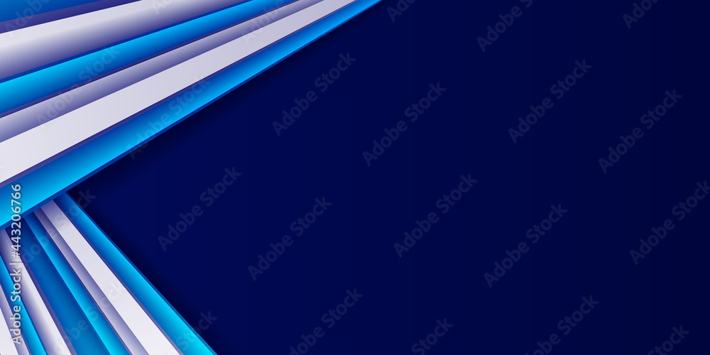 Modern 3d blue abstract background with blue white line stripes. Abstract geometric blue and white color background. Vector, illustration. Modern 3d blue abstract background with blue white line stripes. Abstract geometric blue and white color background. Vector, illustration.