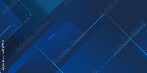 Modern dark blue squares design background. Suit for business corporate presentation background and futuristic technology concept