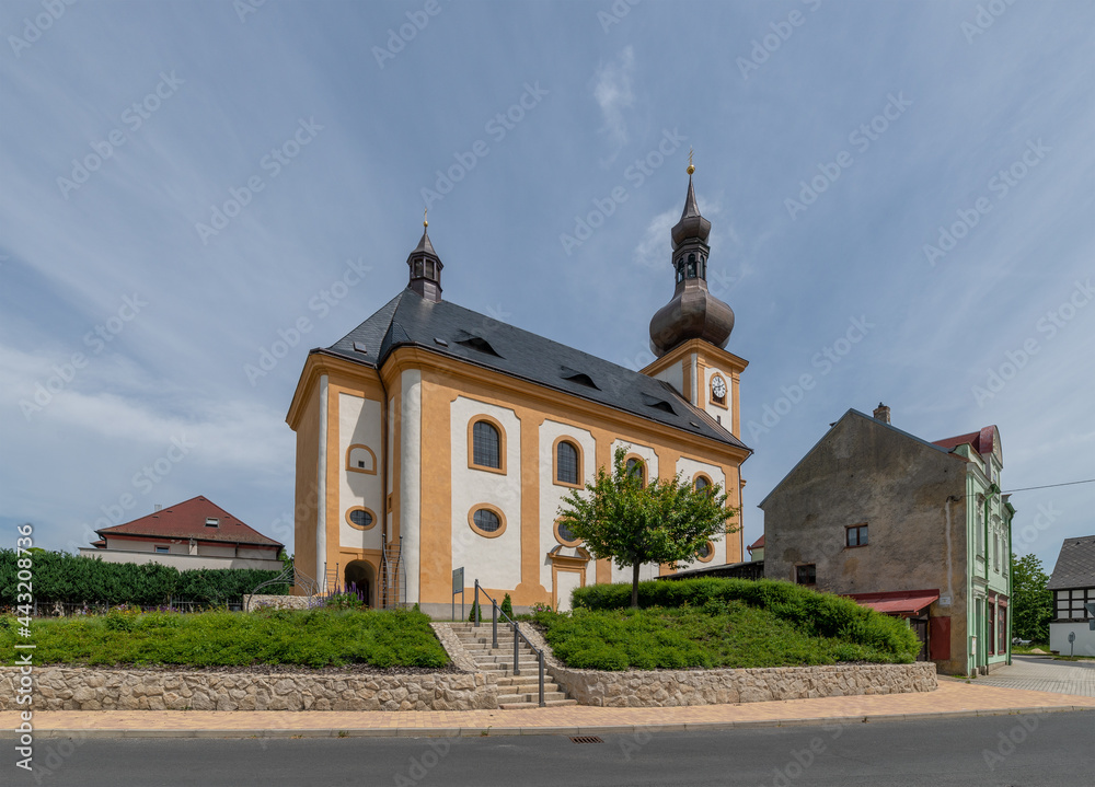 Catholic Church of St. John the Baptist in Skalna near Cheb - Czech Republic, Europe