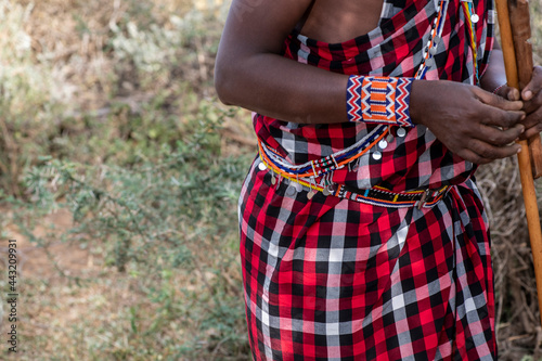 Masai carves fire in the old way 