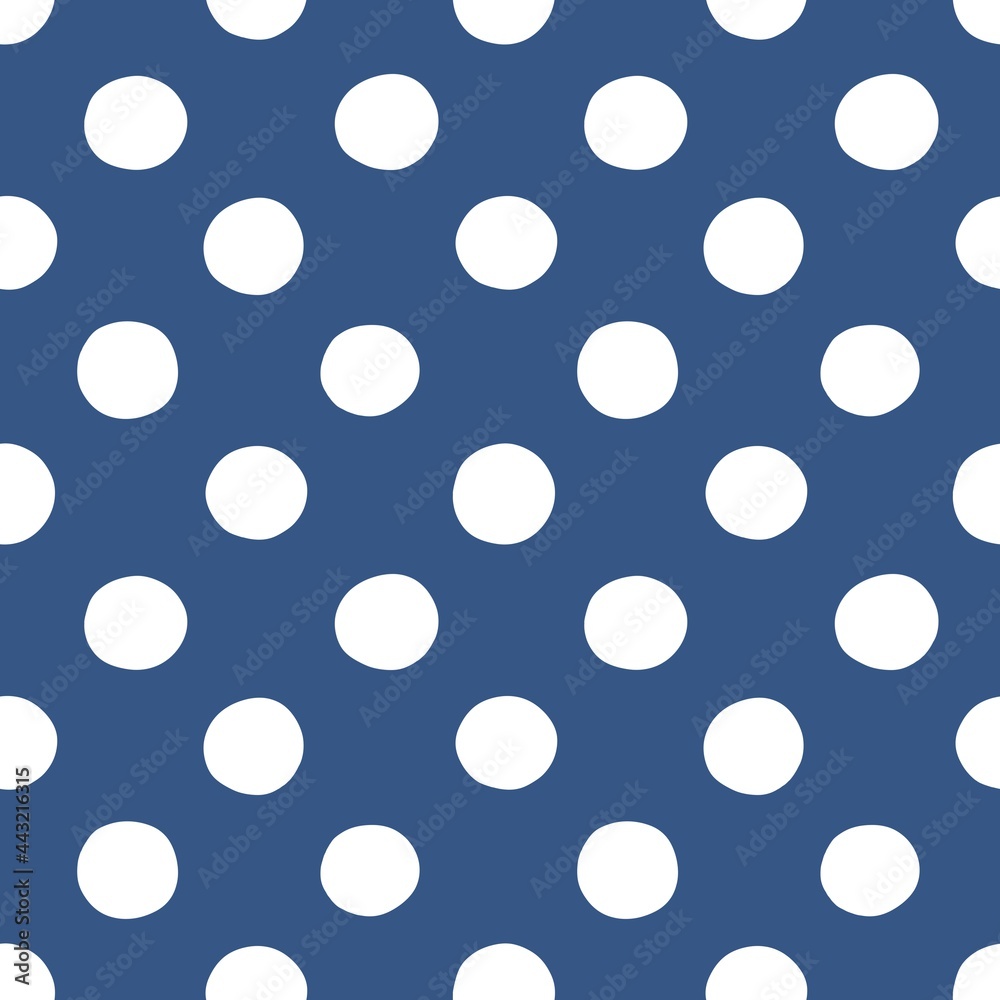 seamless polka pattern