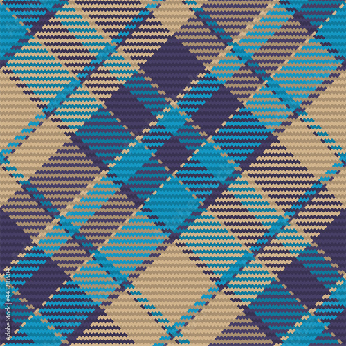 Seamless pattern of scottish tartan plaid. Repeatable background with check fabric texture. Vector backdrop striped textile print.