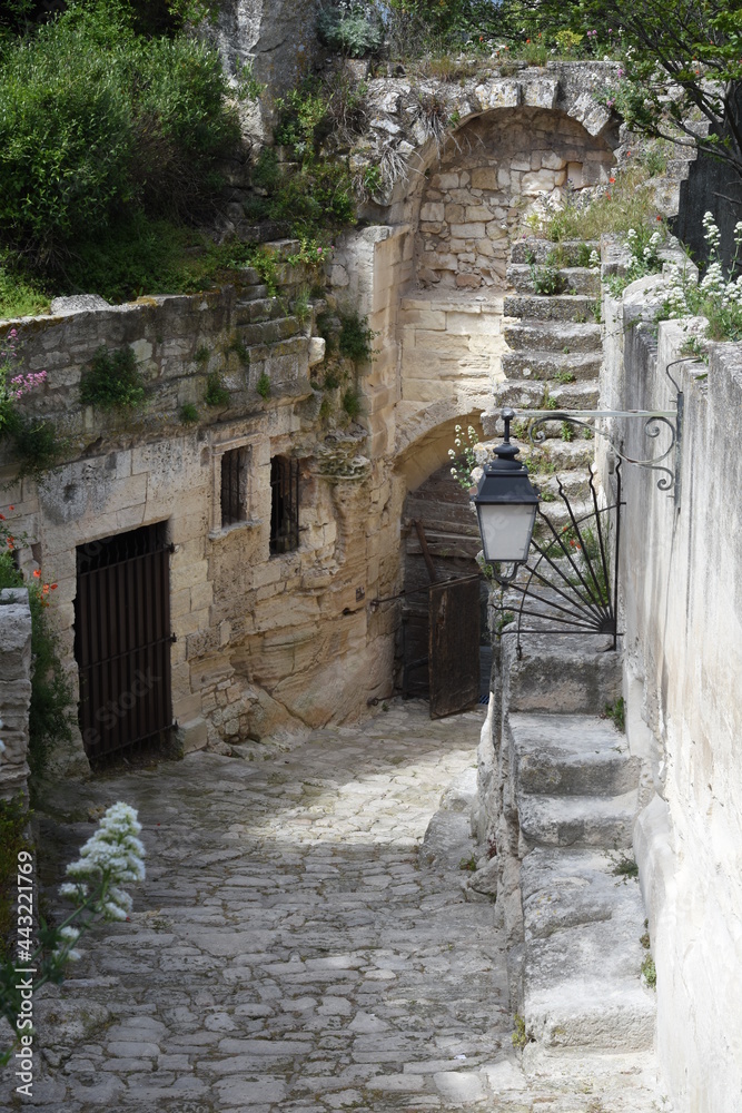 Ruelle. Les Baux de Provence. France Ruelle. Les Baux de Provence. France