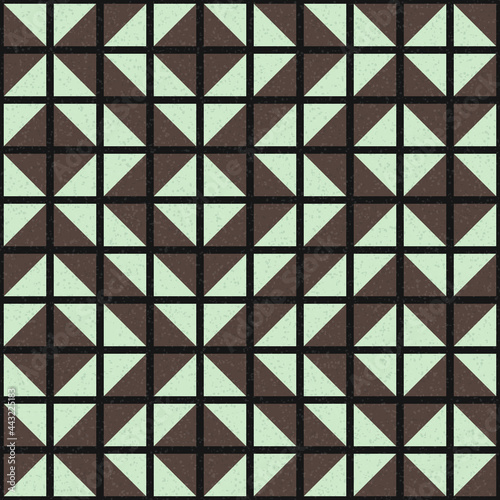 Abstract Geometric Pattern generative computational art illustration