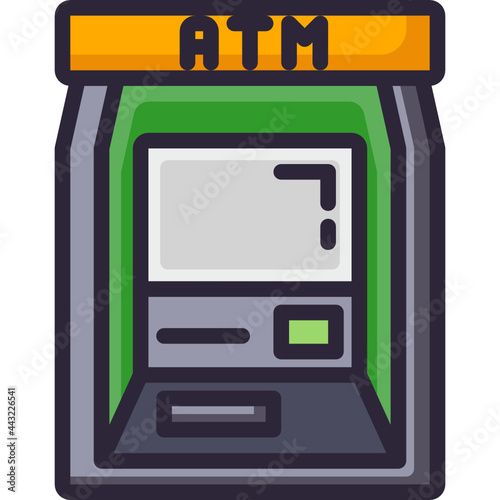 atm line icon