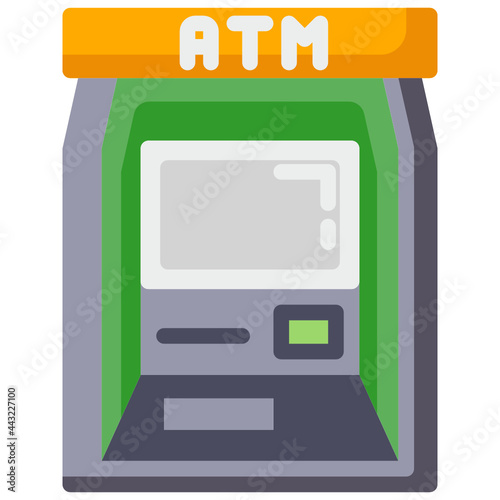 atm flat icon
