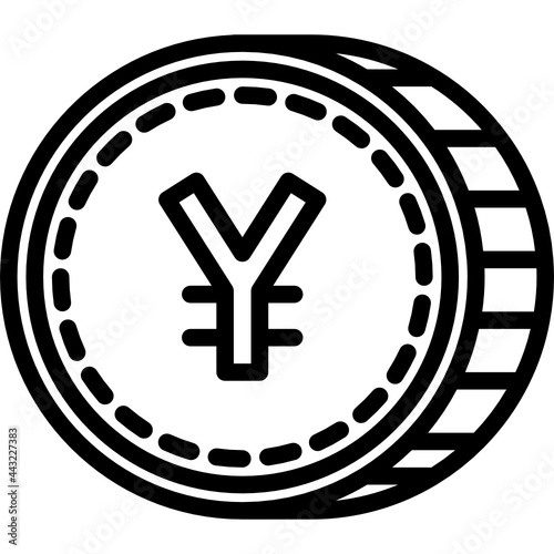 yen line icon