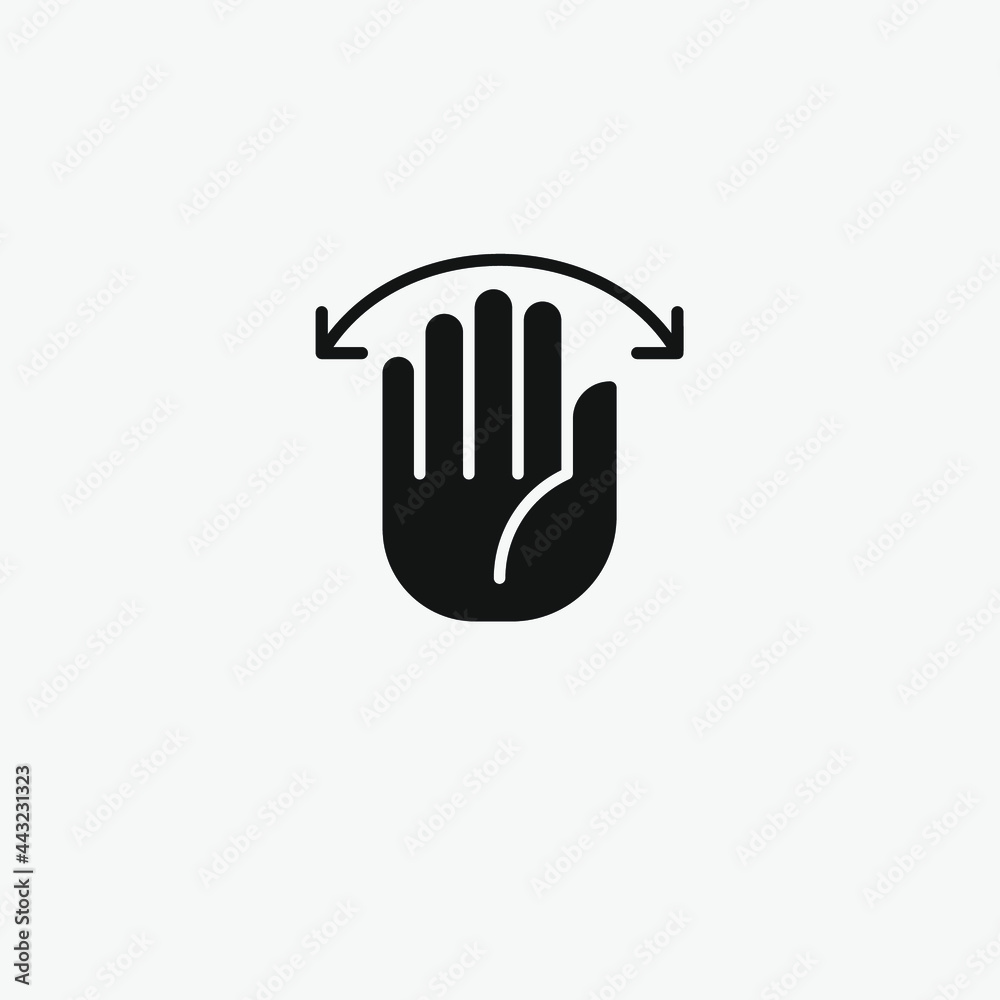 Hand sign vector icon. Editable stroke. Symbol in Line Art Style for Design, Presentation, Website or Apps Elements, Logo. Pixel vector graphics - Vector Hand sign vector icon. Editable stroke. Symbol in Line Art Style for Design, Presentation, Website or Apps Elements, Logo. Pixel vector graphics - Vector