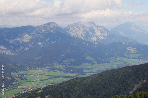 Dachstein mountain massive in Styria, Austria