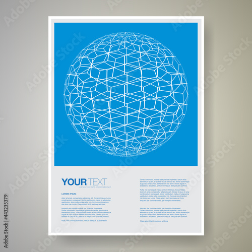 Abstract page layout design with your text 
Eps 10 stock vector illustration 