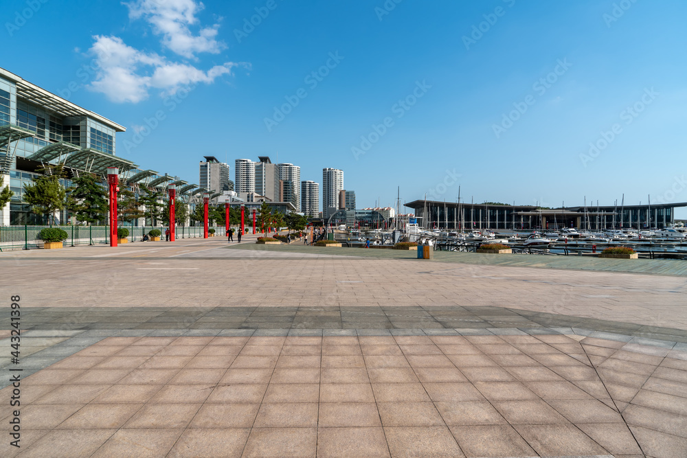 Obraz premium Qingdao city modern architectural landscape