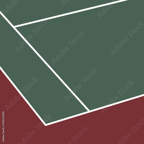 part of tennis stadium illustration vector