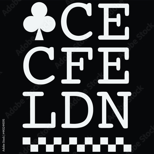 ce cfe ldn duffle bag design vector illustration for use in design and print poster canvas photo