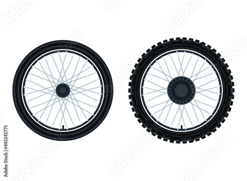 vector illustration of tires with transparent background