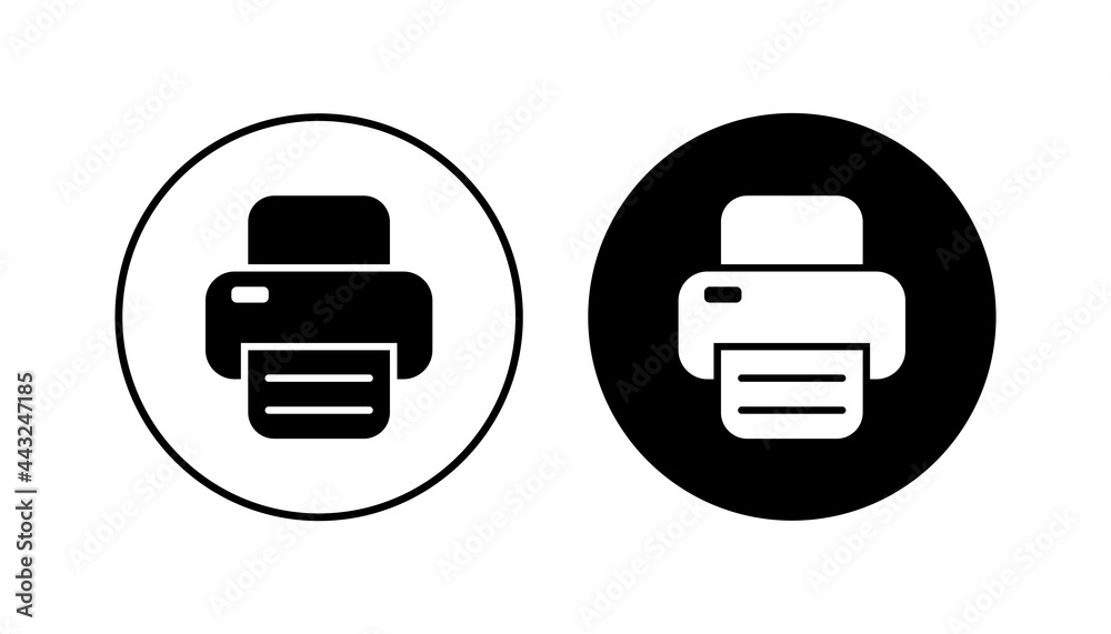 Print icon set. printer icon vector. Print icon set. printer icon vector.