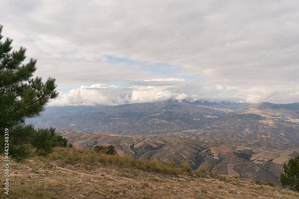 mountainous landscape in southern Spain mountainous landscape in southern Spain