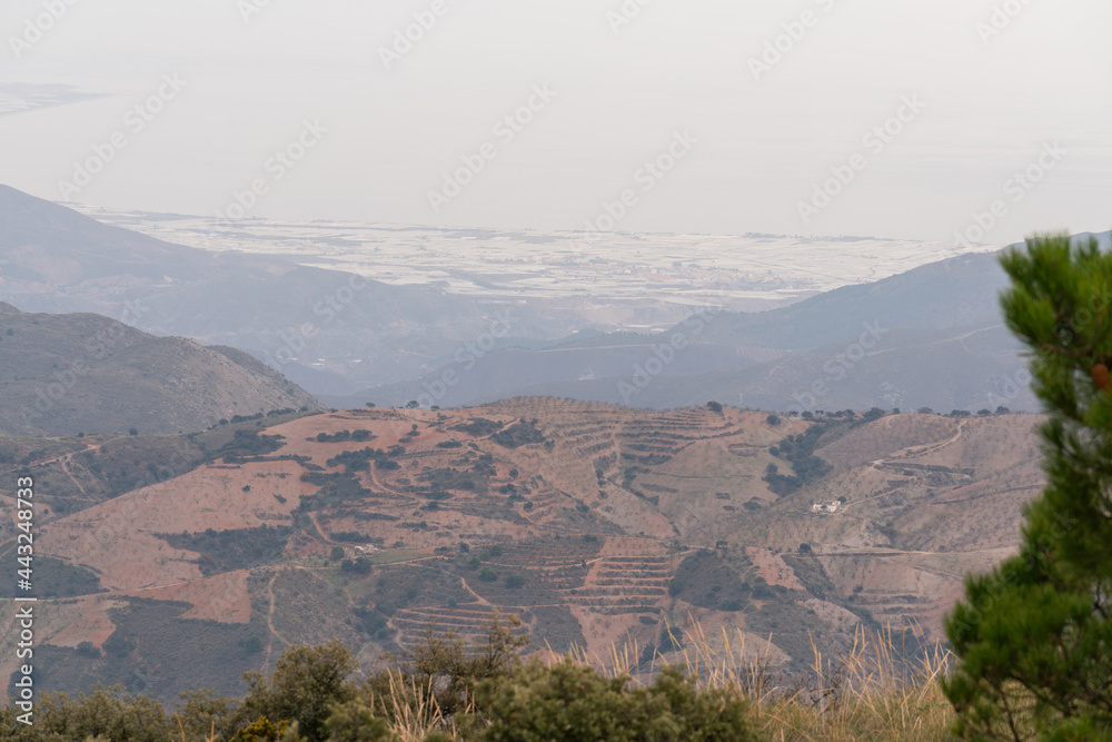 mountainous landscape in southern Spain mountainous landscape in southern Spain