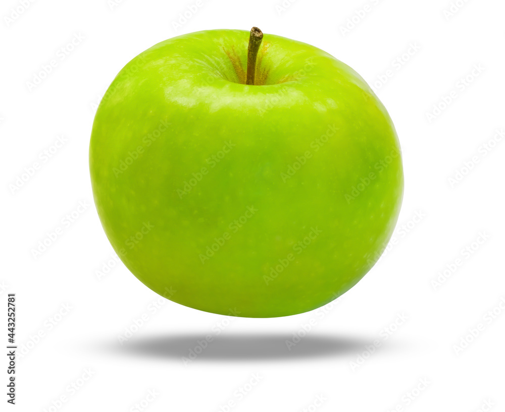 Green apple isolated on white background