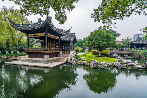 Classical Architecture Garden in Ningbo Yuehu Park photo