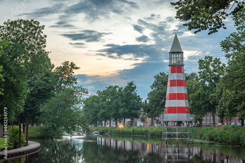 Lighthouse of Breda in Valkenberg citypark
