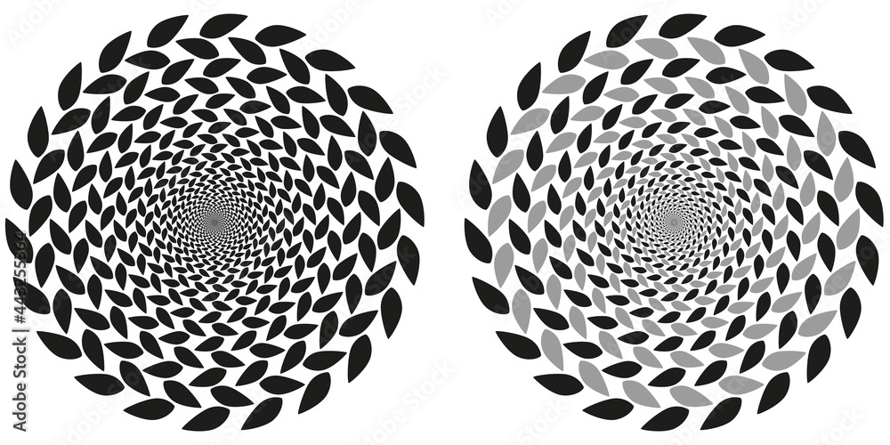 CERCLES DE FEUILLES TRESSÉES