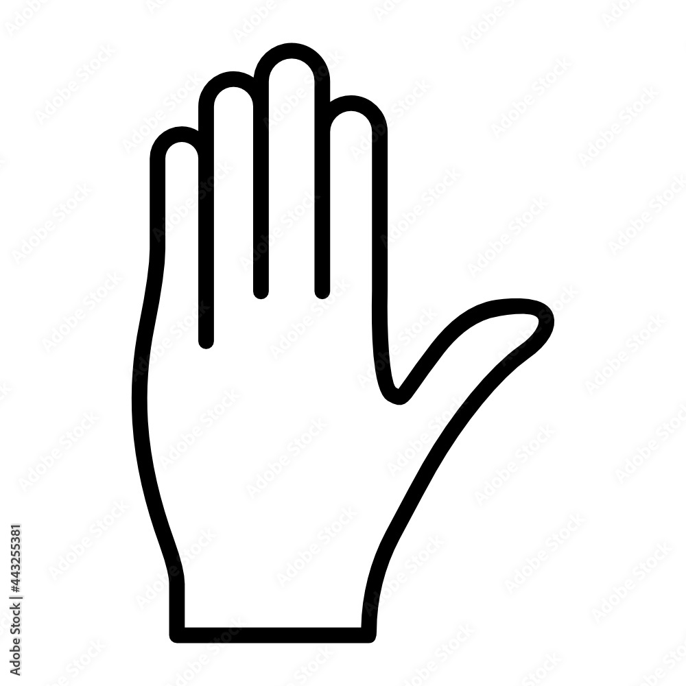 Finger Icon Design. Hand and Fingers Gesture Vector Symbol Finger Icon Design. Hand and Fingers Gesture Vector Symbol