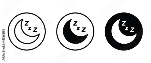 moon icons button, vector, sign, symbol, logo, illustration, editable stroke, flat design style isolated on white linear pictogram