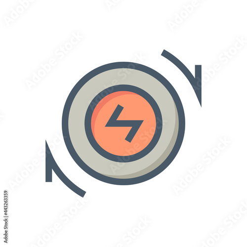 Wheel of ev car vector icon design at side view. Consist of rubber tire, alloy and electric motor. That rotate and direct drive power to road. Transport technology by green, clean energy. 48x48 pixel. Free Download Wheel of ev car vector icon design at side view. Consist of rubber tire, alloy and electric motor. That rotate and direct drive power to road. Transport technology by green, clean energy. 48x48 pixel. - GFXLoad