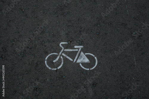 bicycle lane sign