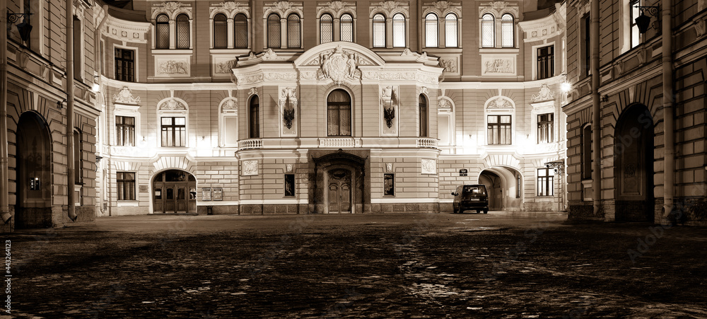 Classical architecture of St. Petersburg.