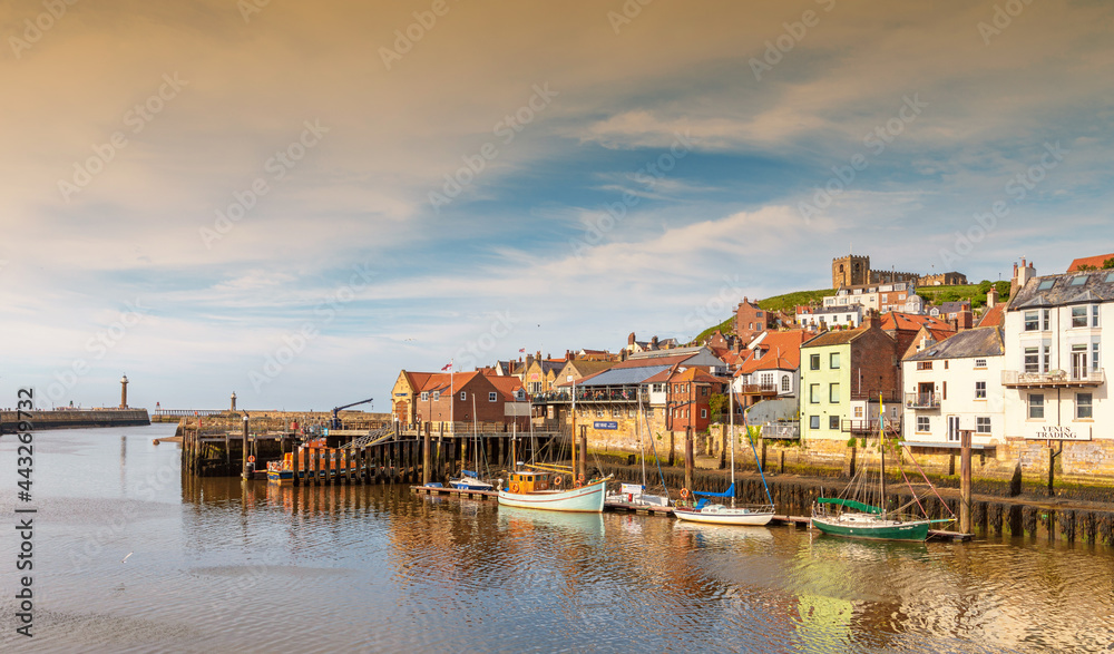 The harbour at Whitby.