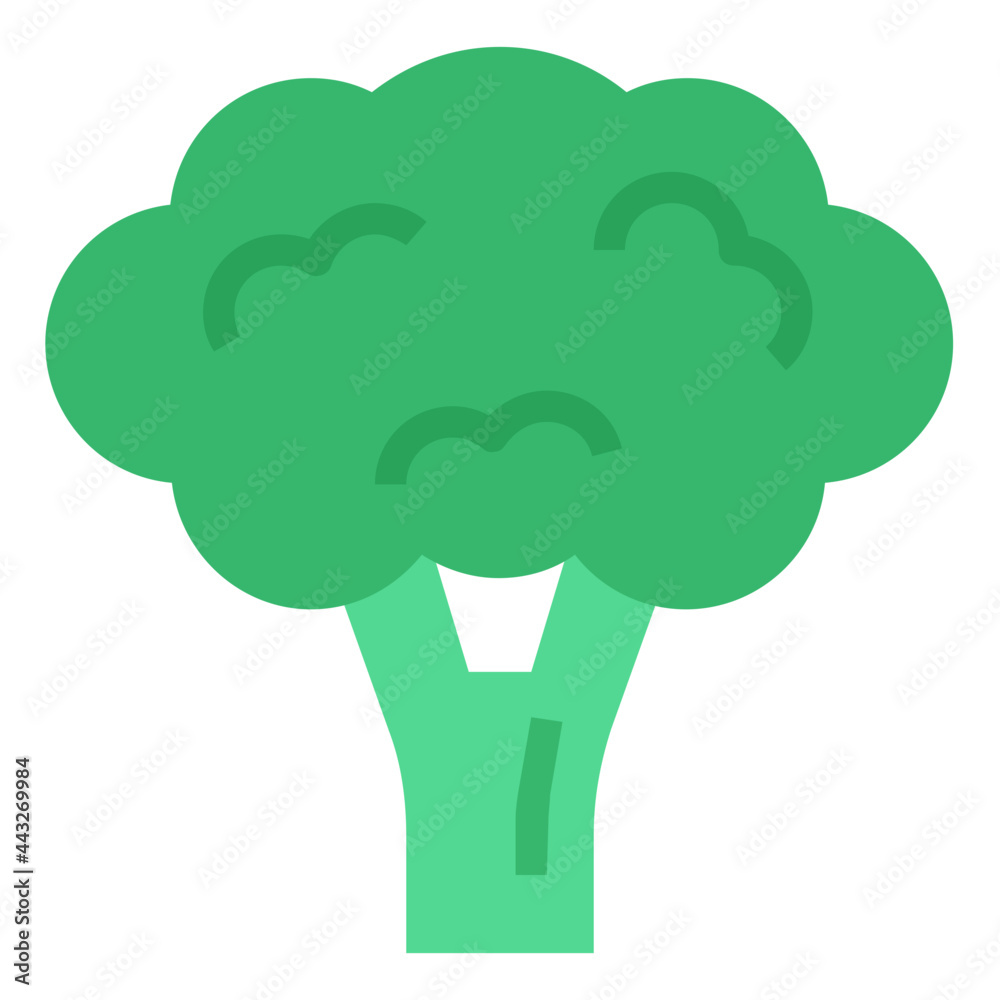 broccoli flat icon broccoli flat icon