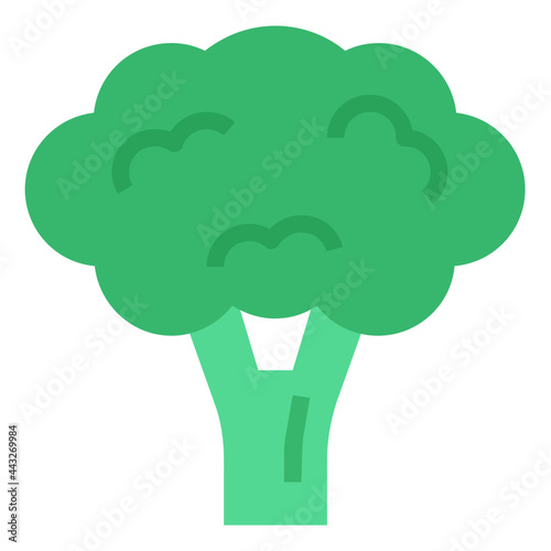 broccoli flat icon