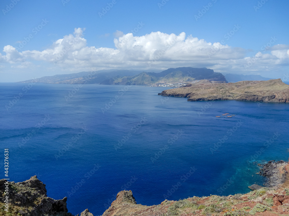 View on Madeira Island, Ponta do Sao Lourenco, Madeira