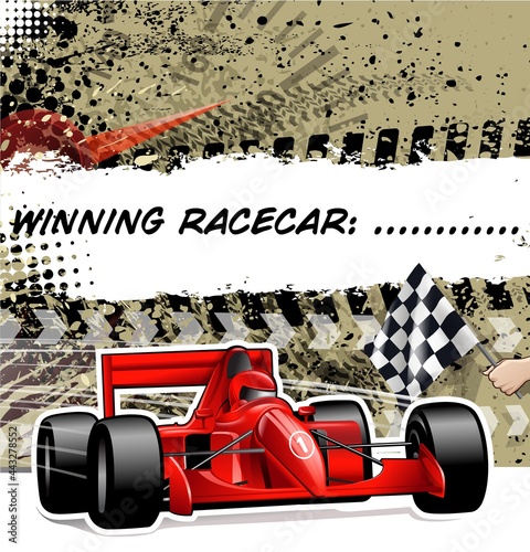 speed racing banner