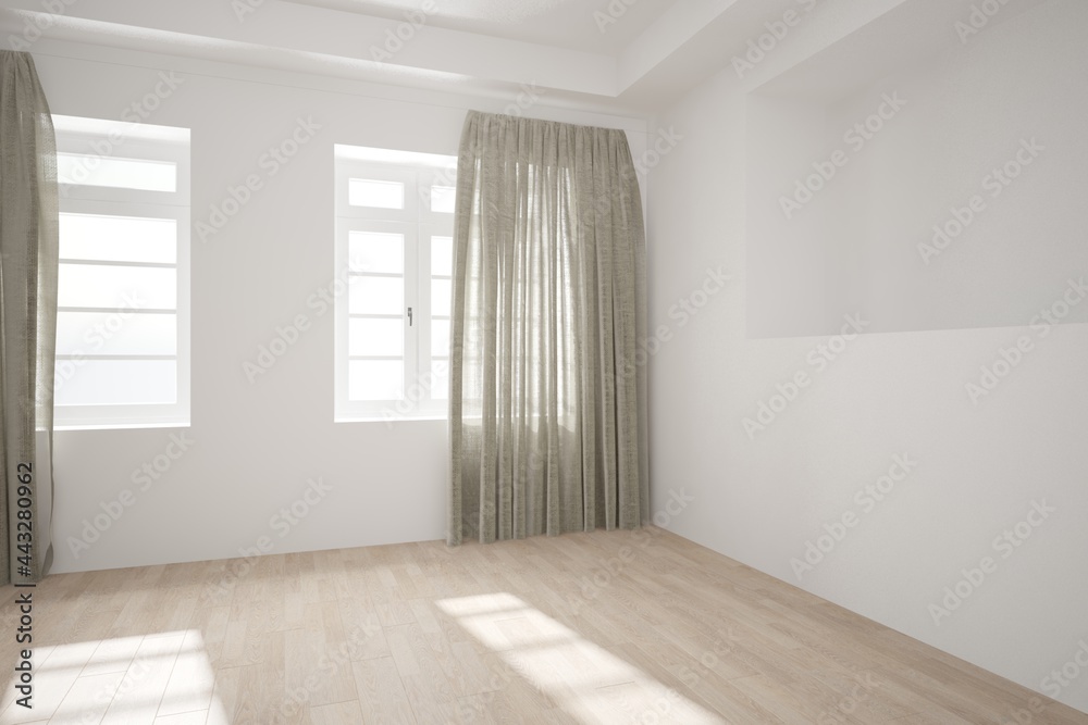Modern interior design. 3D illustration Modern interior design. 3D illustration