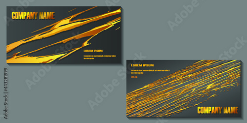 Luxury, Modern Business Card Design template. Vector illustration
